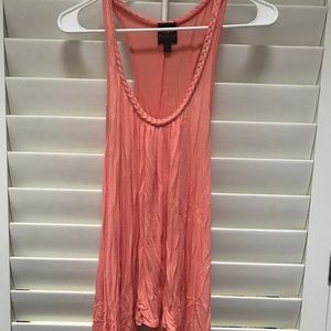 Bebe coral tank top